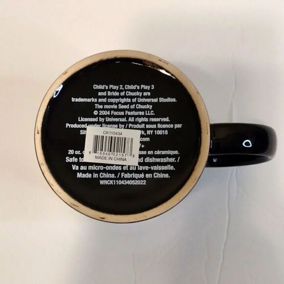 CHUCKY Childs Play Red Halloween Oversized Coffee Mug NWT - Picture 12 of 16